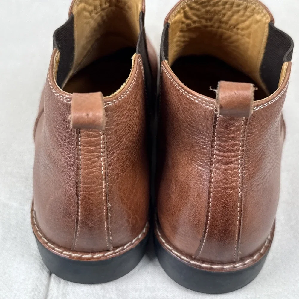 SANDRO Sandro Moscoloni Boots Mens 10. D Casual Chelsea Boot 28003 Brown Leather